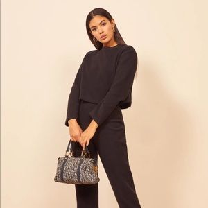 reformation rikki ribbed pullover